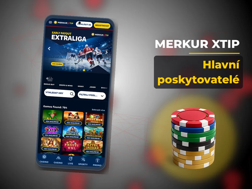 Merkur Xtip - Hlavní poskytovatelé